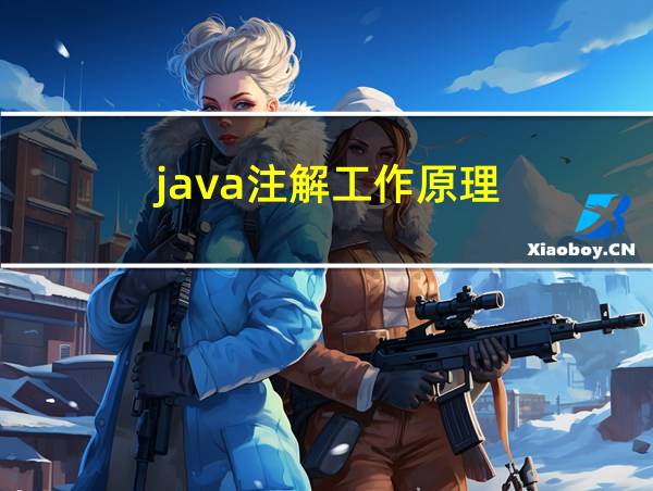 java注解工作原理的相关图片