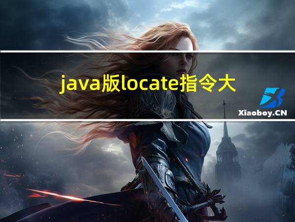 java版locate指令大全的相关图片