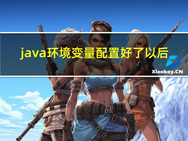 java环境变量配置好了以后怎么办的相关图片