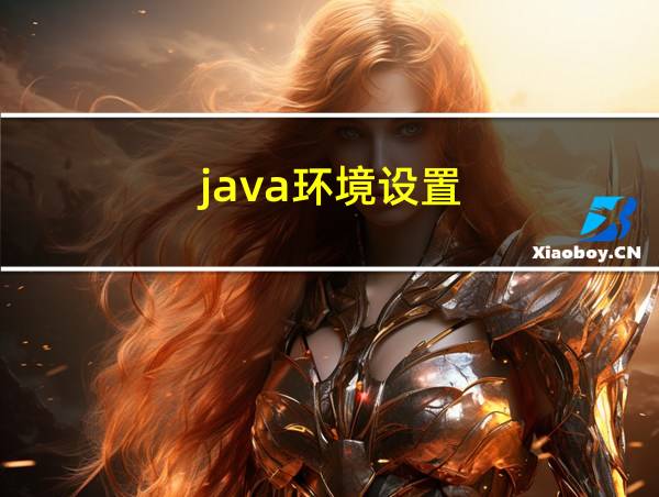 java环境设置的相关图片