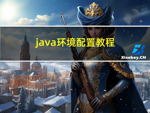 java环境配置教程的相关图片