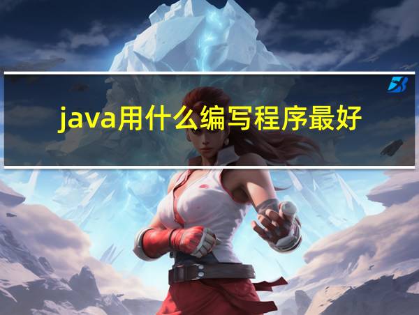 java用什么编写程序最好的相关图片