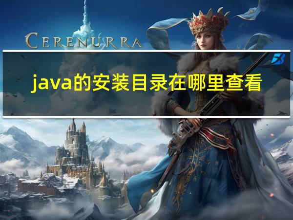 java的安装目录在哪里查看的相关图片