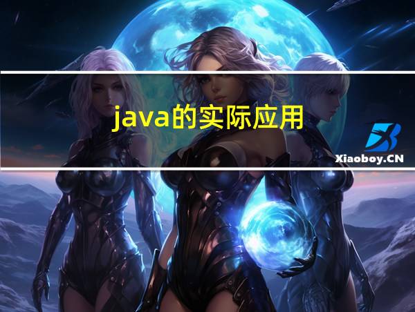 java的实际应用的相关图片