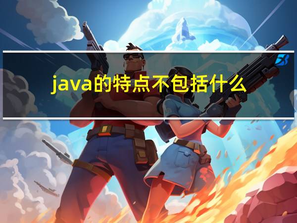 java的特点不包括什么的相关图片