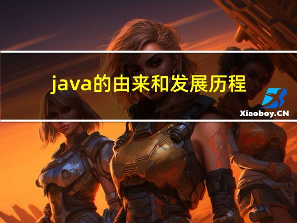 java的由来和发展历程的相关图片