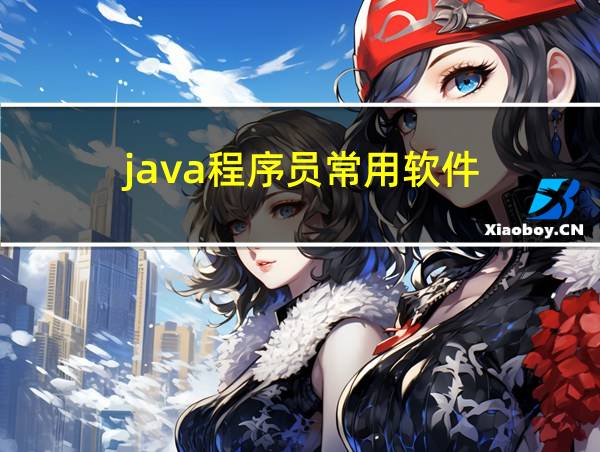 java程序员常用软件的相关图片