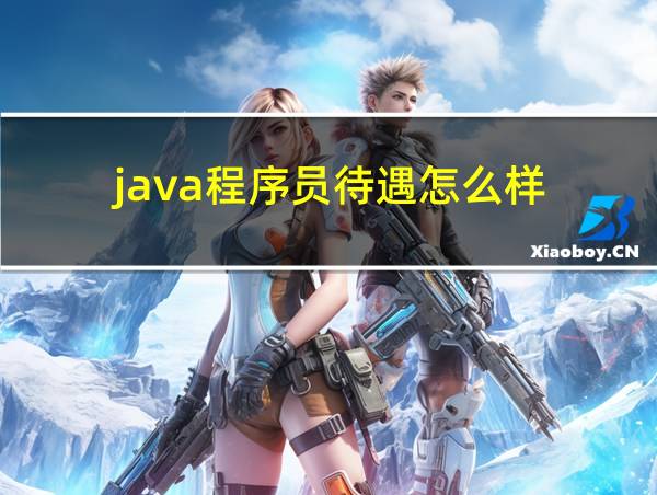 java程序员待遇怎么样的相关图片