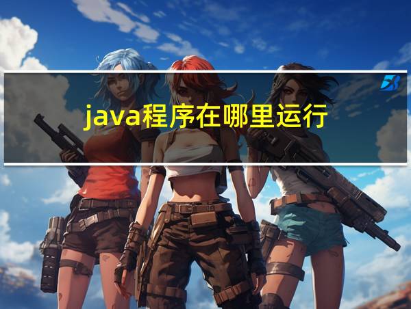 java程序在哪里运行的相关图片