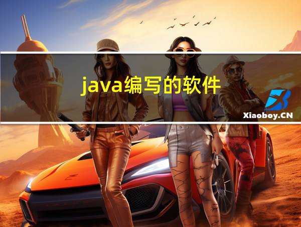 java编写的软件的相关图片