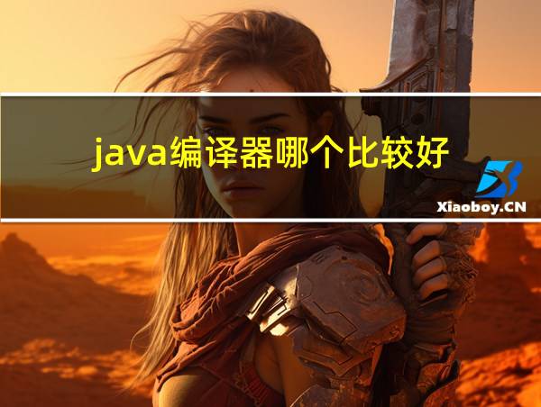 java编译器哪个比较好的相关图片