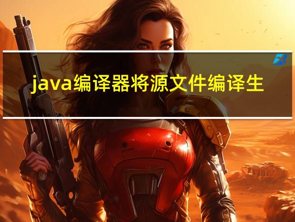 java编译器将源文件编译生成的字节码是机器码的相关图片