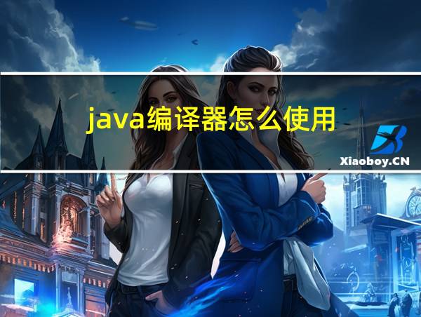 java编译器怎么使用的相关图片