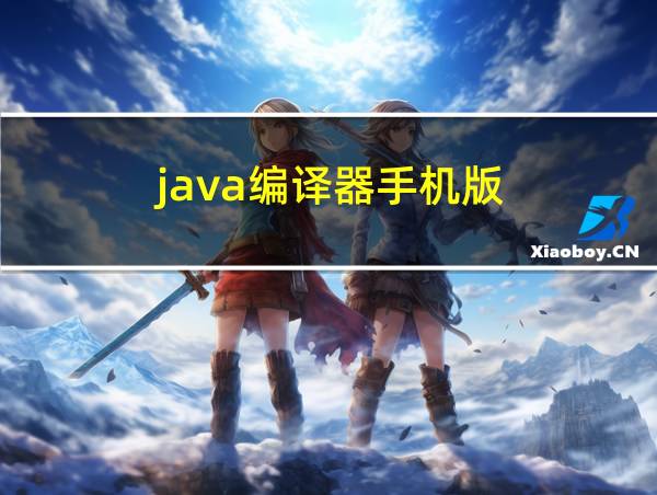 java编译器手机版的相关图片