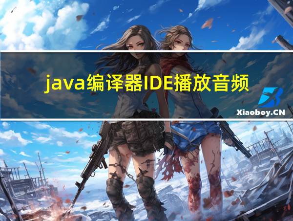 java编译器IDE播放音频的相关图片