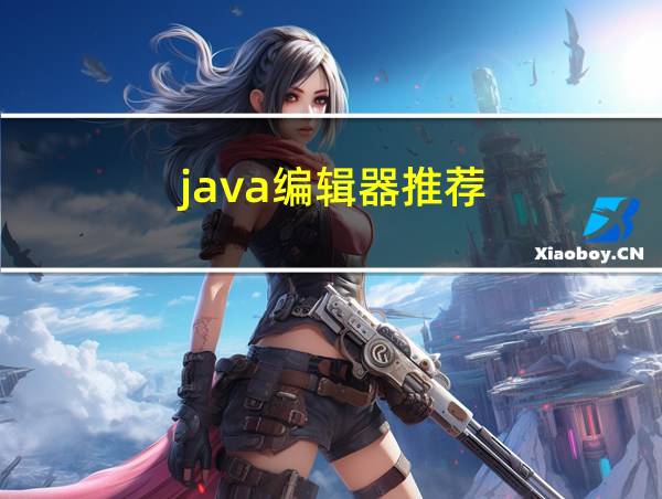 java编辑器推荐的相关图片