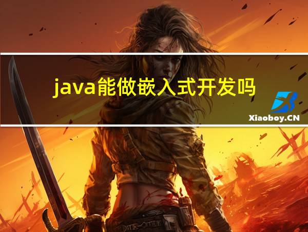 java能做嵌入式开发吗的相关图片