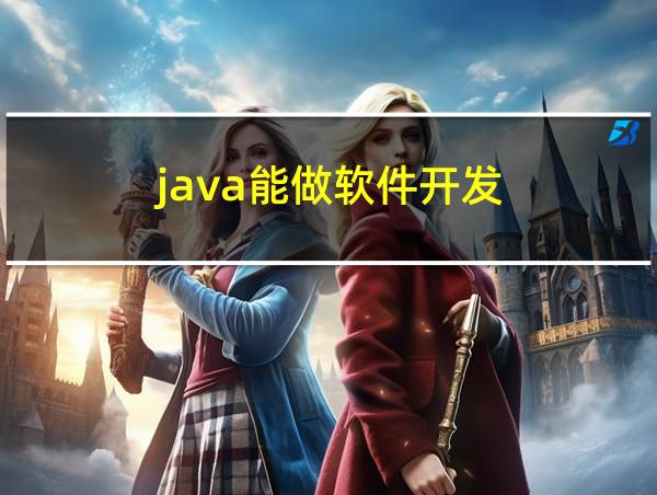 java能做软件开发的相关图片