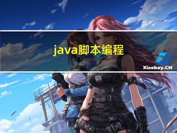 java脚本编程的相关图片