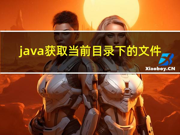 java获取当前目录下的文件的相关图片