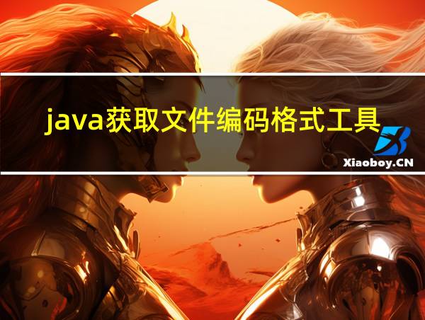 java获取文件编码格式工具类的相关图片