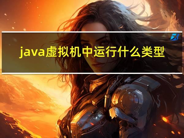 java虚拟机中运行什么类型文件的相关图片