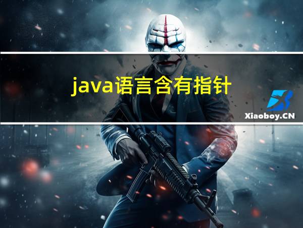 java语言含有指针的相关图片