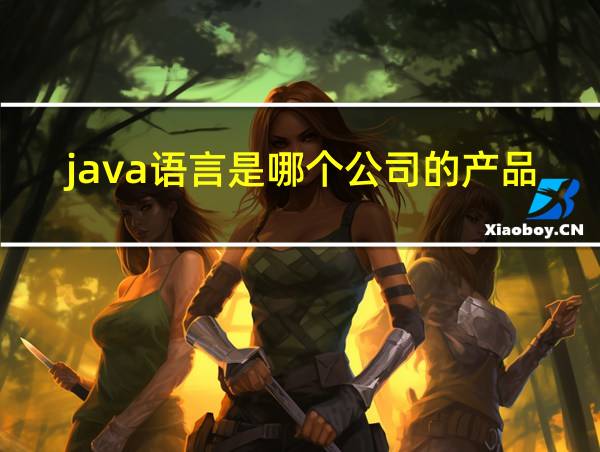 java语言是哪个公司的产品的相关图片