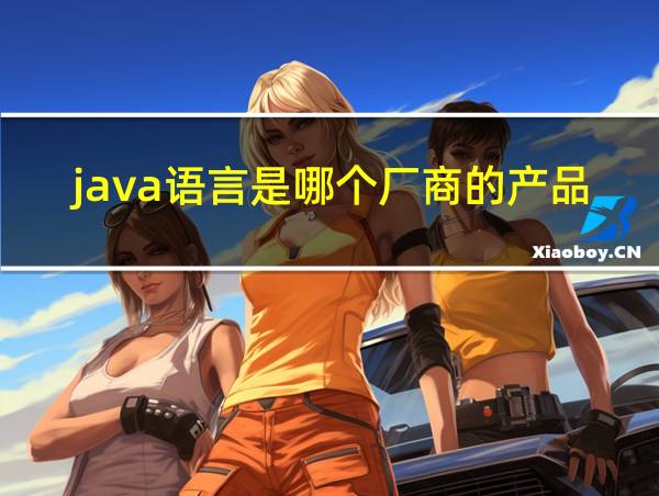 java语言是哪个厂商的产品的相关图片