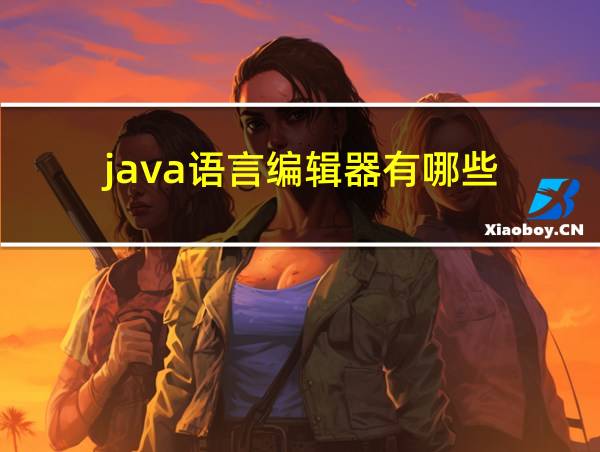 java语言编辑器有哪些的相关图片