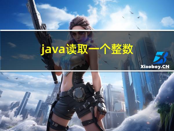 java读取一个整数的相关图片