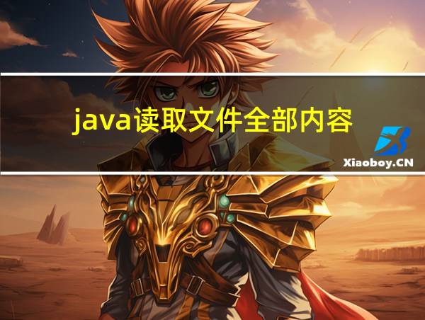 java读取文件全部内容的相关图片