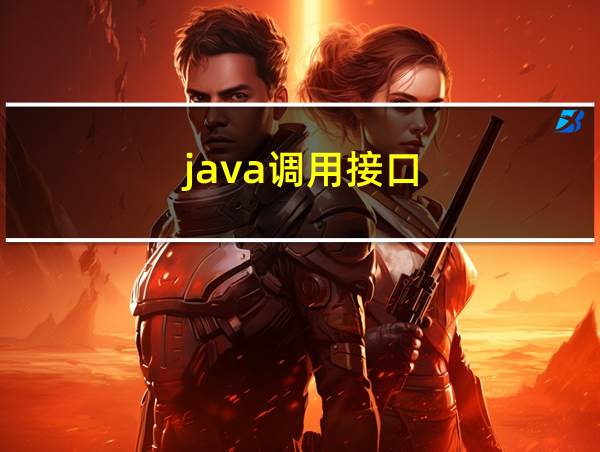 java调用接口的相关图片