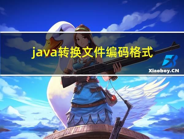 java转换文件编码格式的相关图片