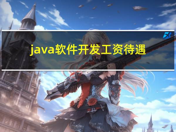 java软件开发工资待遇的相关图片