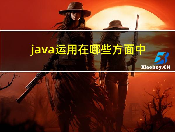 java运用在哪些方面中的相关图片