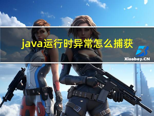 java运行时异常怎么捕获的相关图片