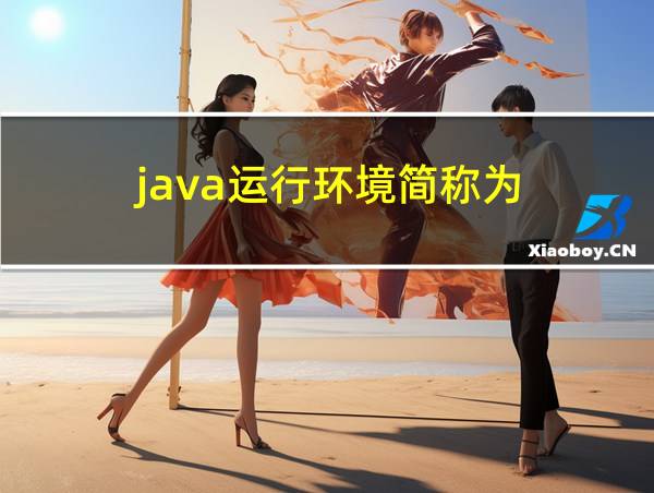 java运行环境简称为的相关图片