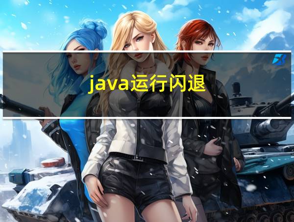 java运行闪退的相关图片