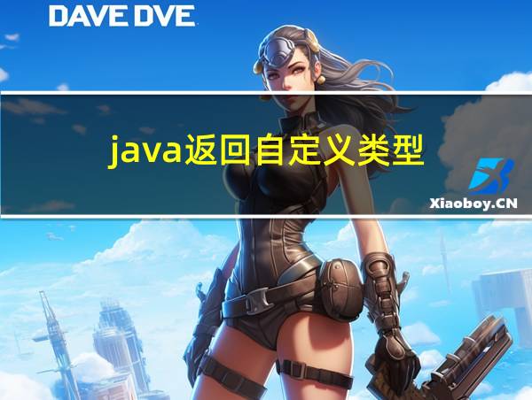 java返回自定义类型的相关图片