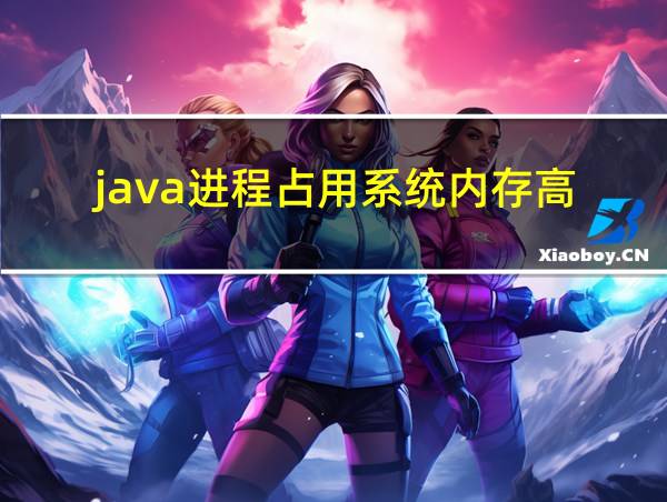 java进程占用系统内存高的相关图片