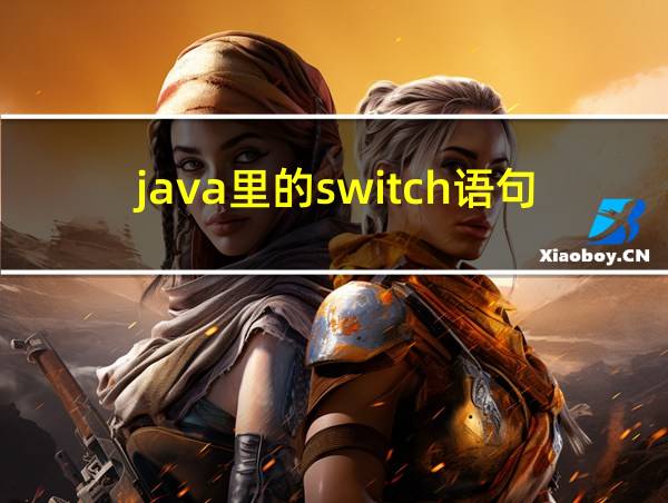 java里的switch语句的相关图片