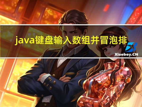 java键盘输入数组并冒泡排序的相关图片