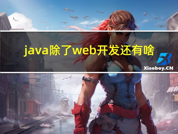 java除了web开发还有啥的相关图片