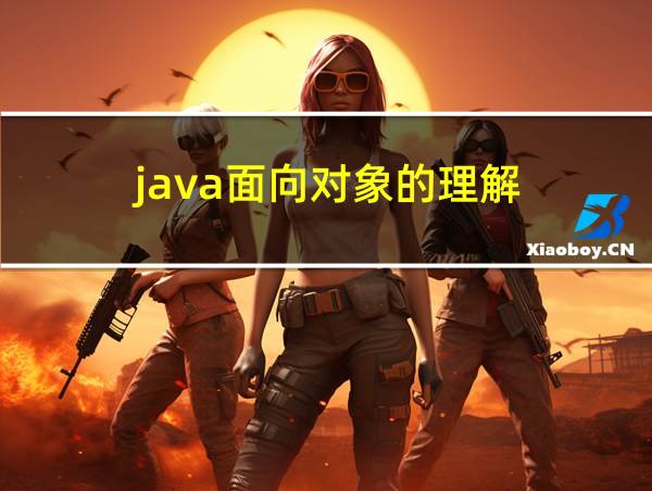 java面向对象的理解的相关图片