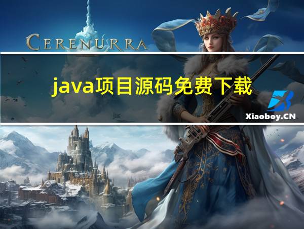 java项目源码免费下载的相关图片