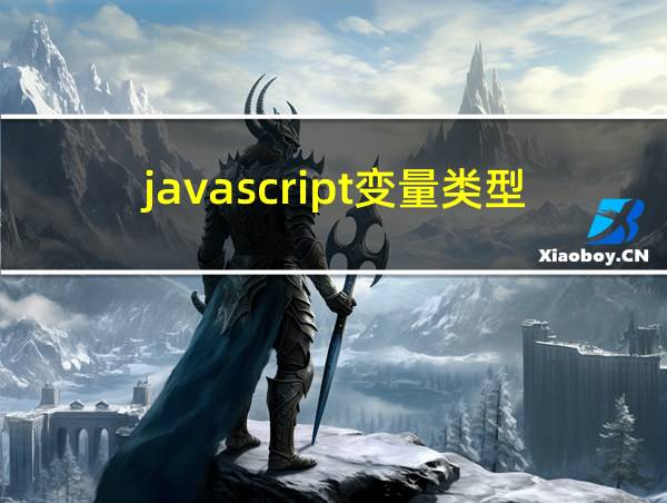 javascript变量类型的相关图片