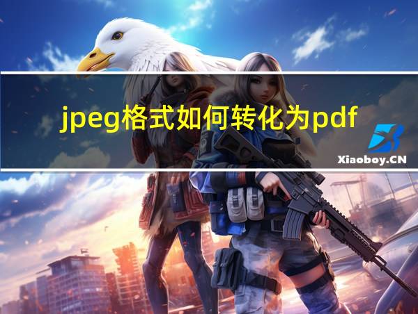 jpeg格式如何转化为pdf格式的相关图片