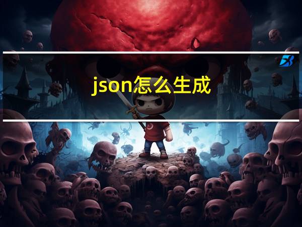 json怎么生成的相关图片