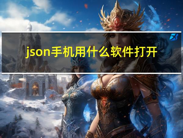 json手机用什么软件打开的相关图片